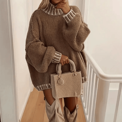 SERENITY | Luxe Dames Coltrui Met Losse Pasvorm – Warm, Tijdloos & Perfect Voor Gelaagde Looks