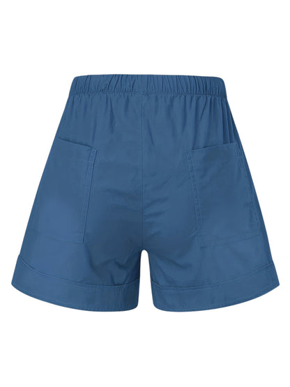 LEONA | Luchtige Dames Zomer Shorts met Elastische Tailleband & Zakken - Luchtig & Zomers