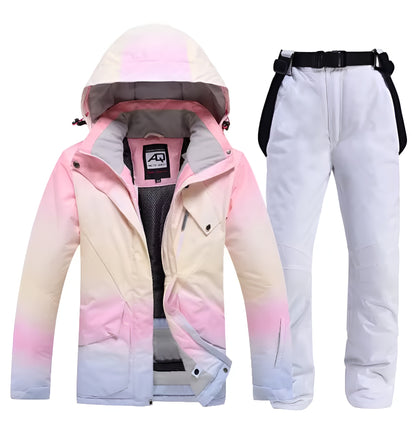 Dames Ski Jas & Ski Broek Set – Waterdicht, Warm Tot -30°C & Functioneel Voor Elke Wintersportdag