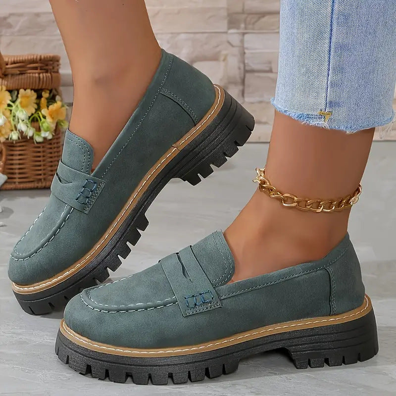 GRACE Platform Loafers - Stijlvol, Stevig en Supercomfortabel