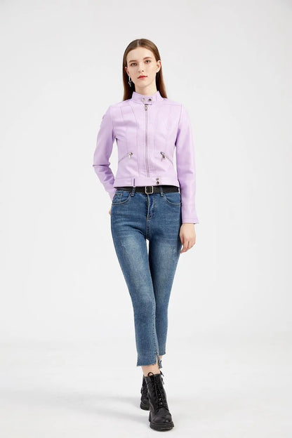 Elegante Leren Jas Voor Dames – Tijdloos, Duurzaam & Comfortabel