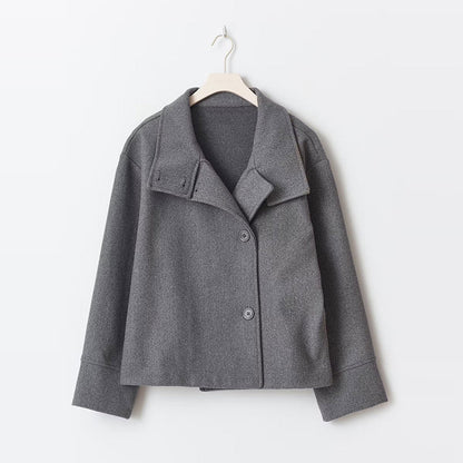 ELISE | Luxe Wollen Korte Damesjas Met Knopen – Elegant, Warm & Perfect Voor de Herfst & Winter