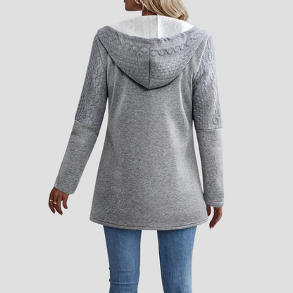 Lange Zip-Up Dames Hoodie Cardigan – Waar Comfort Luxe Ontmoet