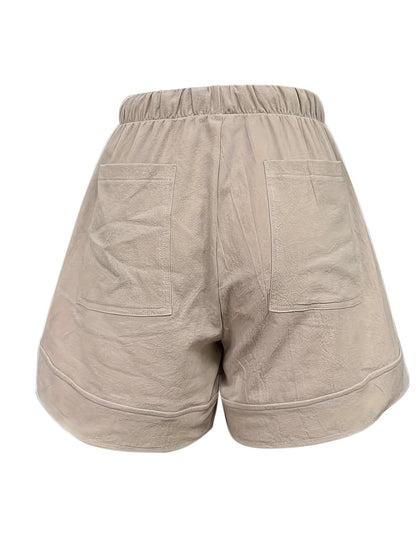 LEONA | Luchtige Dames Zomer Shorts met Elastische Tailleband & Zakken - Luchtig & Zomers