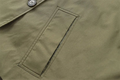 OLIVIA | Stijlvolle Dames Trench Coat Met Afneembare Capuchon – Functioneel, Elegant & Ideaal Voor Onvoorspelbaar Weer