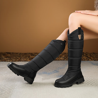 Warme Dames Winterlaarzen | Anti-Slip Halflange Laarzen Met Dikke Zool & Comfortabele Steun