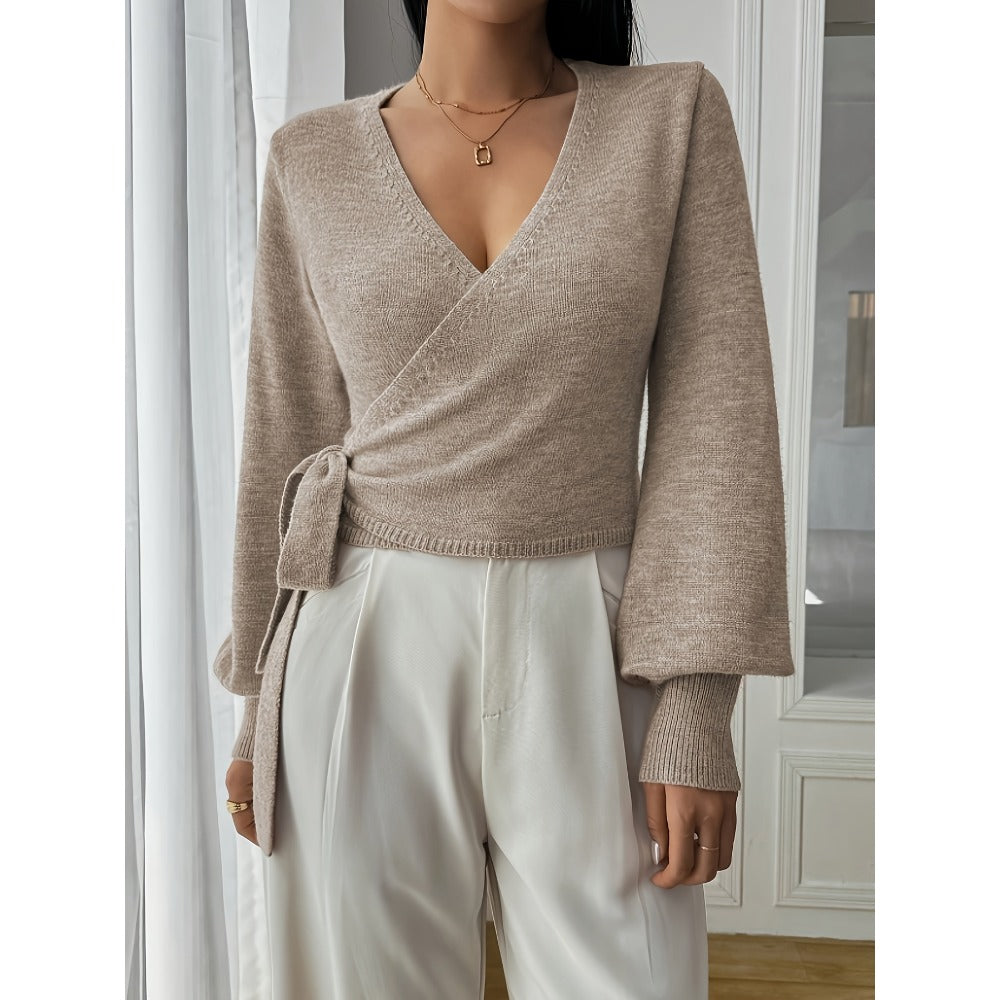Dames Wikkeltrui Met Lange Mouwen | Chic Comfort Met Een Flatterende Pasvorm