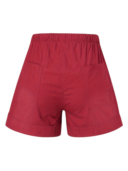 LEONA | Luchtige Dames Zomer Shorts met Elastische Tailleband & Zakken - Luchtig & Zomers