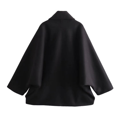 ISOLDE | Nette Wollen Damesjas / Trenchcoat – Tijdloze Elegantie en Warmte