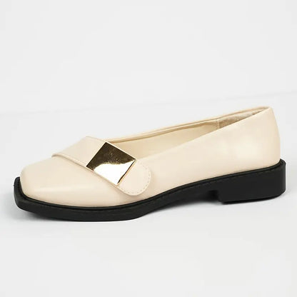 ELISE | Elegante Dames Loafers Met Gouden Accent – Modern, Comfortabel & Perfect Voor Elke Look