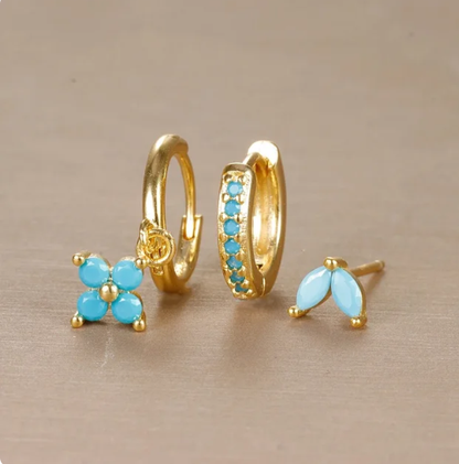 BELIA | Elegante Oorbellen Set Met Kristal Voor Dames - Verfijnd & Luxe
