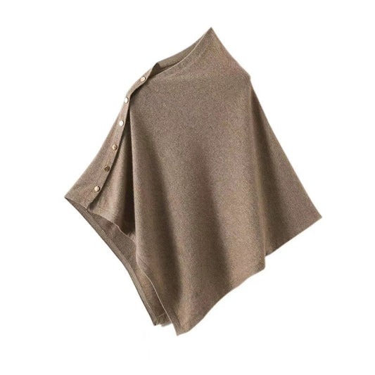 IVORA | Luxe Dames Sjaal Poncho – Warme elegantie met een stijlvolle twist