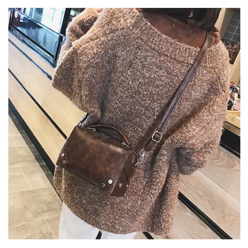 LEONIE | Dames Schoudertas Leer – Vintage Look Met Modern Gemak