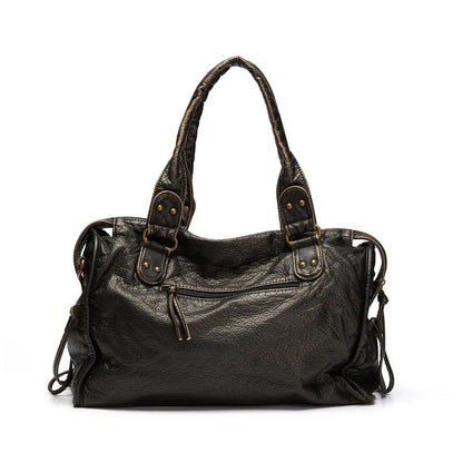 JEOARA | Leren Vintage Draagtas voor Dames – Elegant, Functioneel & Tijdloos