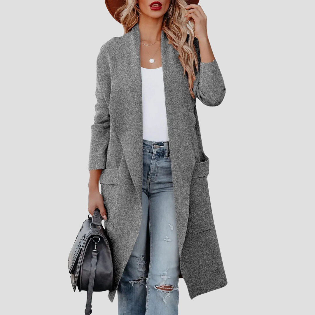 Lange Open Front Cardigan – De Must-Have Laag Voor Elke Fashionista