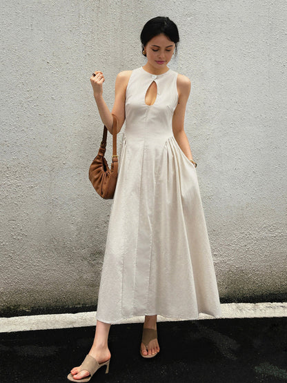 TATUM | Linnen Midi Jurk Voor Dames - Zomers, Stijlvol & Elegant