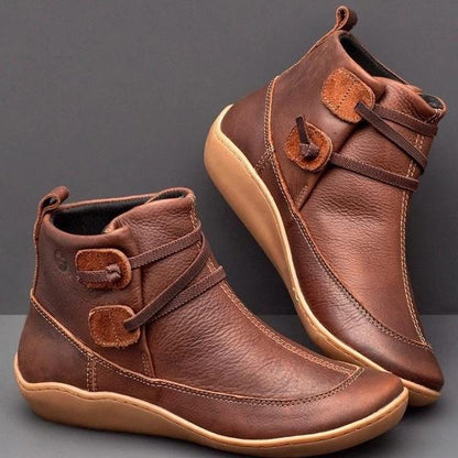 Comfortabele & Warme Dames Leren Boots – Lichtgewicht & Stijlvol