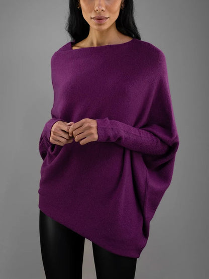 NOELLE | Stijlvolle Off Shoulder Dames Trui – Losvallend, Vrouwelijk & Perfect Voor Het Najaar