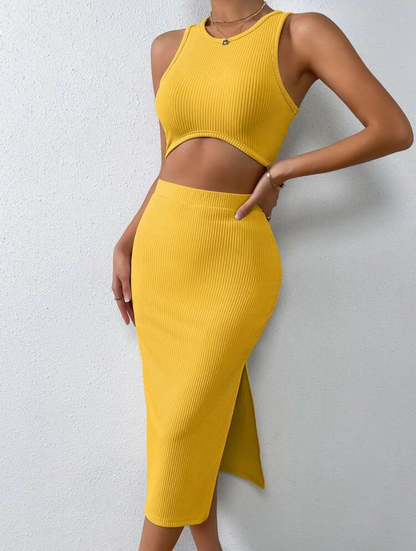 JOY | Dames Rok + Top Set - Zomers, Elegant & Tijdloos
