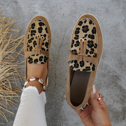 TESSA | Comfortabele Damesloafers – Uniek Design in Luipaard, Artistiek of Slangenprint