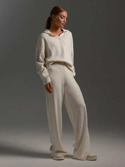 DANIEK | Gebreide Dames Set Met Losse Pasvorm & Toch Luxe Uitstraling - Stijlvol & Comfortabel