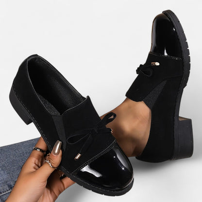 Retro Strik Loafers | Stijlvolle Instappers Met Chunky Hak
