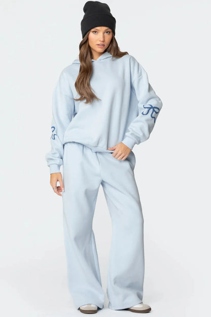 Dames Jogging Set met Strik Design - Luxe Comfort
