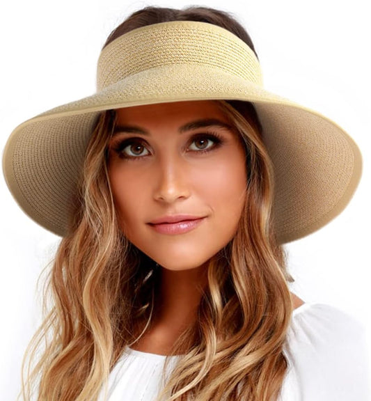 NICKY | Oprolbare Zonneklep Met Ultiem Haar Design Voor Dames - Functioneel & Stijlvol