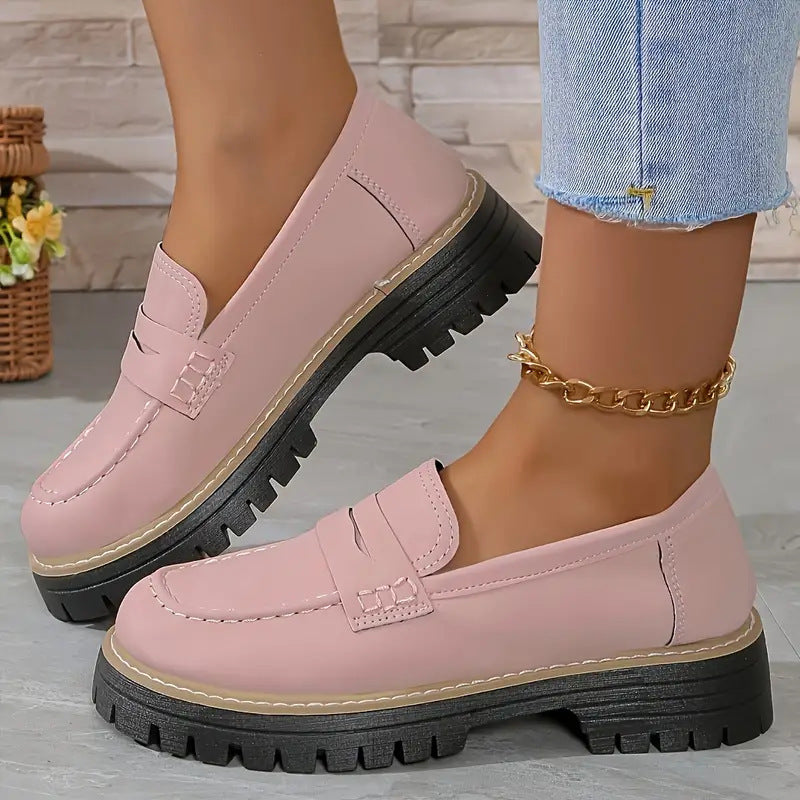 GRACE Platform Loafers - Stijlvol, Stevig en Supercomfortabel