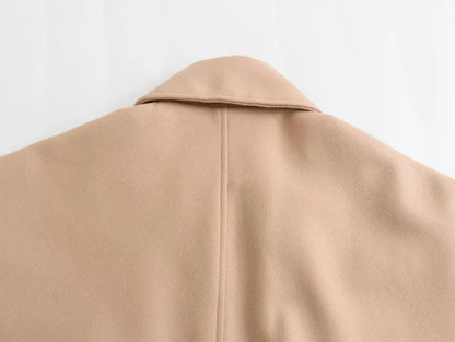 ISOLDE | Nette Wollen Damesjas / Trenchcoat – Tijdloze Elegantie en Warmte