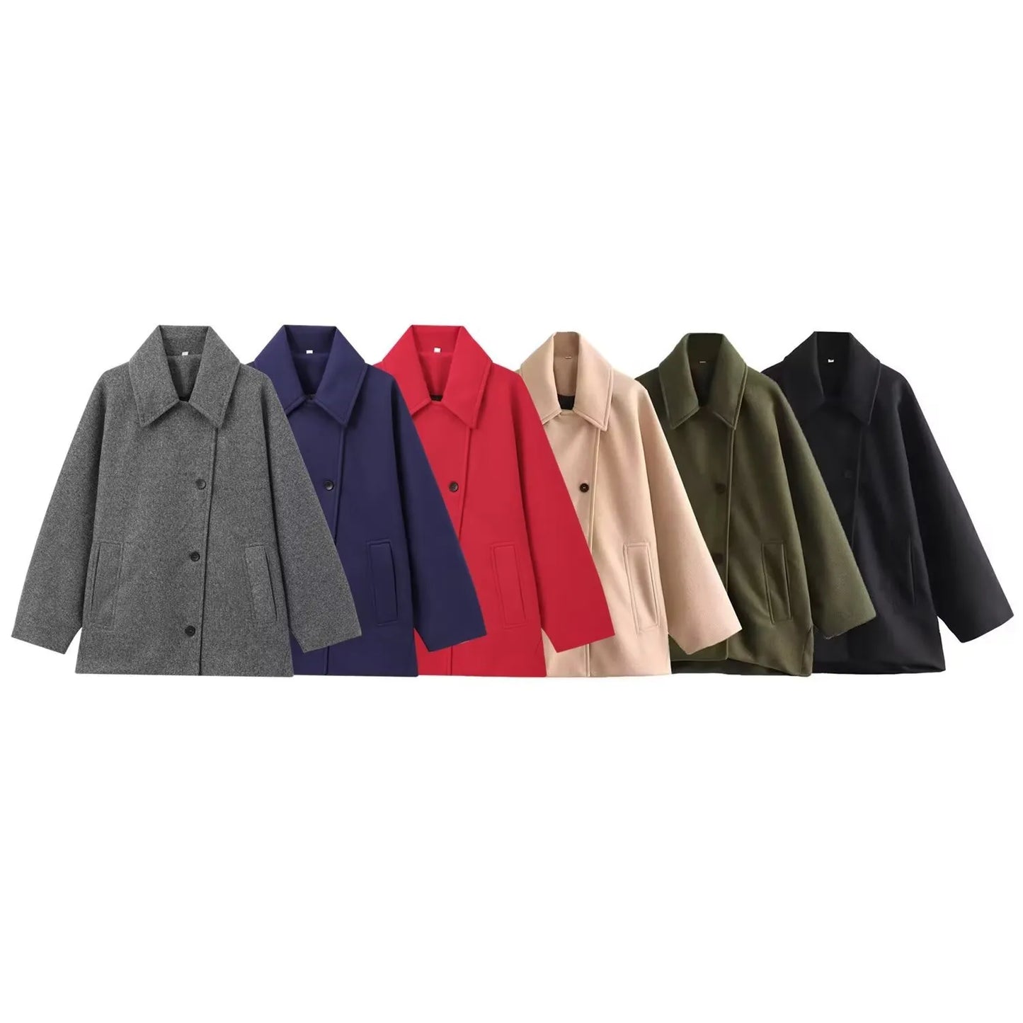 ISOLDE | Nette Wollen Damesjas / Trenchcoat – Tijdloze Elegantie en Warmte