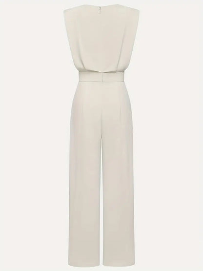 MIRA | Elegante Dames Jumpsuit met Gedefinieerde Taille en Rechte pijpen