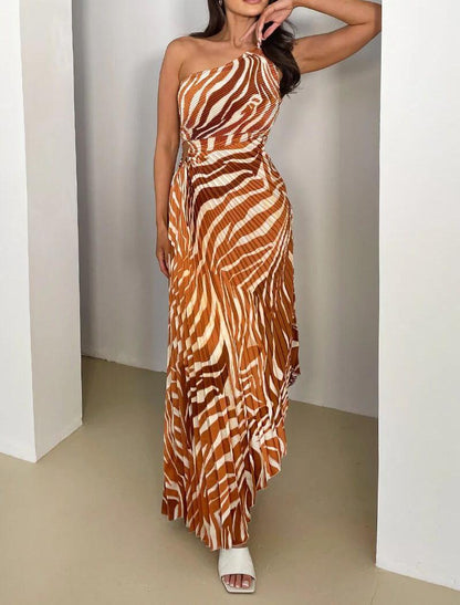 INEZ | One-Shoulder Jurk – Uniek, Modern & Luxueus!