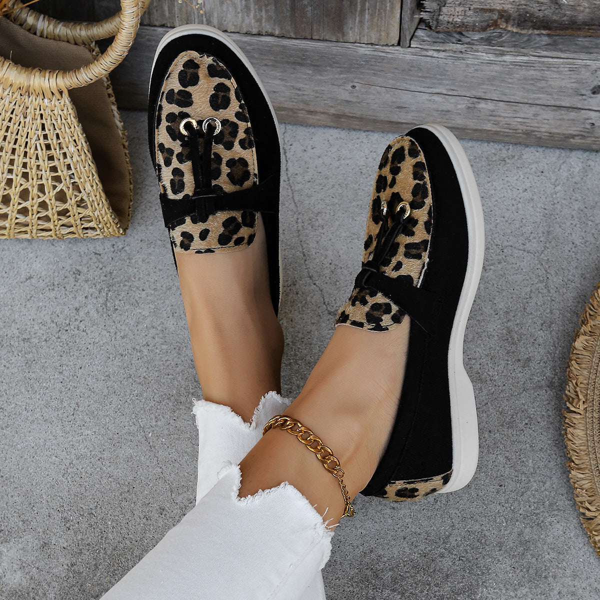 TESSA | Comfortabele Damesloafers – Uniek Design in Luipaard, Artistiek of Slangenprint