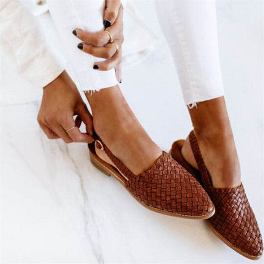 TESSINA | Gevlochten Slingback Instapper voor Dames