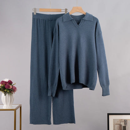 DANIEK | Gebreide Dames Set Met Losse Pasvorm & Toch Luxe Uitstraling - Stijlvol & Comfortabel
