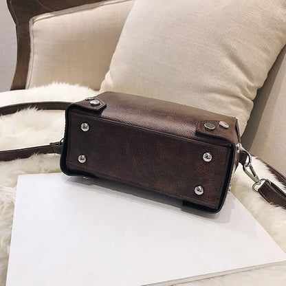 LEONIE | Dames Schoudertas Leer – Vintage Look Met Modern Gemak