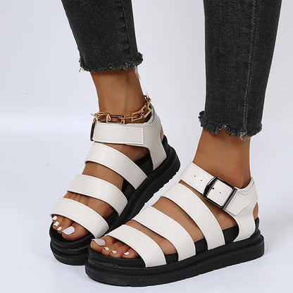 AMIA | Verstelbare Sandalen Voor Dames Romeinse Stijl - Comfortabel, Stijlvol & Elegant