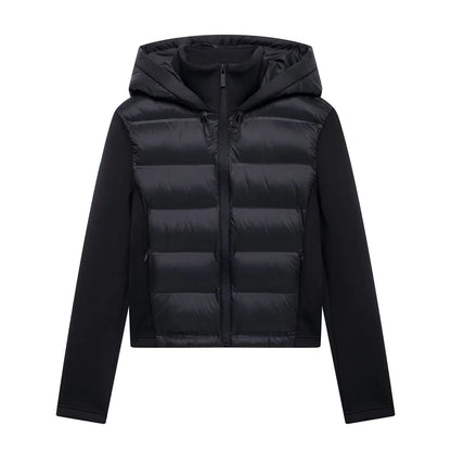 MILA | Damesjas Met Softshell Mouwen & Gewatteerd Body – Warm, Comfortabel & Ideaal Voor Herfst En Winter