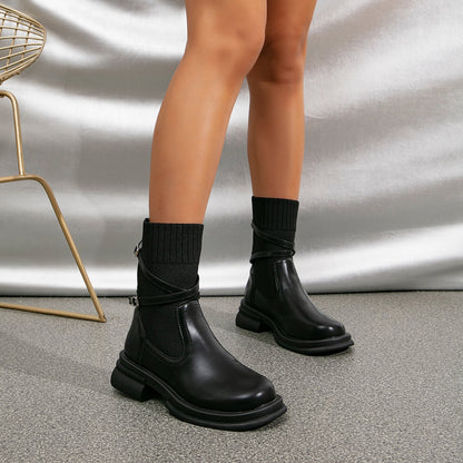 ROMY | Enkellaarsje Voor Dames Met Decoratieve Riemen – Tijdloos, Elegant & Comfortabel Voor Elke Dag