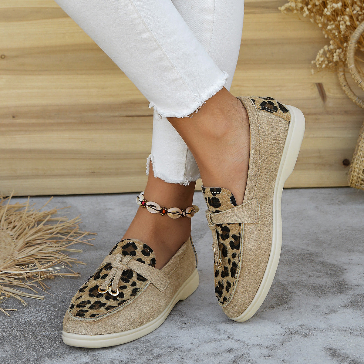 TESSA | Comfortabele Damesloafers – Uniek Design in Luipaard, Artistiek of Slangenprint
