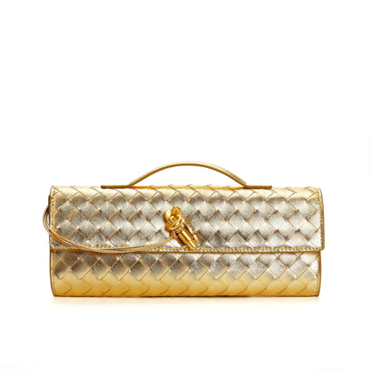 MAISA | Luxe Geweven Dames Tas Met Verfijnde Details - Chic & Stijlvol