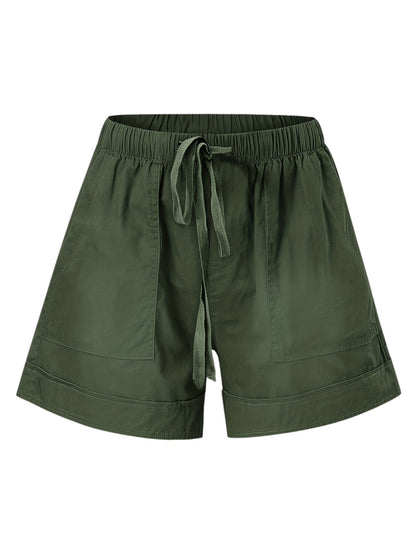LEONA | Luchtige Dames Zomer Shorts met Elastische Tailleband & Zakken - Luchtig & Zomers