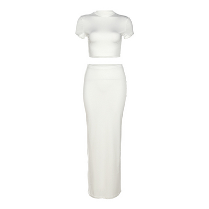 YARA | Rok + Top Set Voor Dames – Stretchy, Modern, Comfort Chic