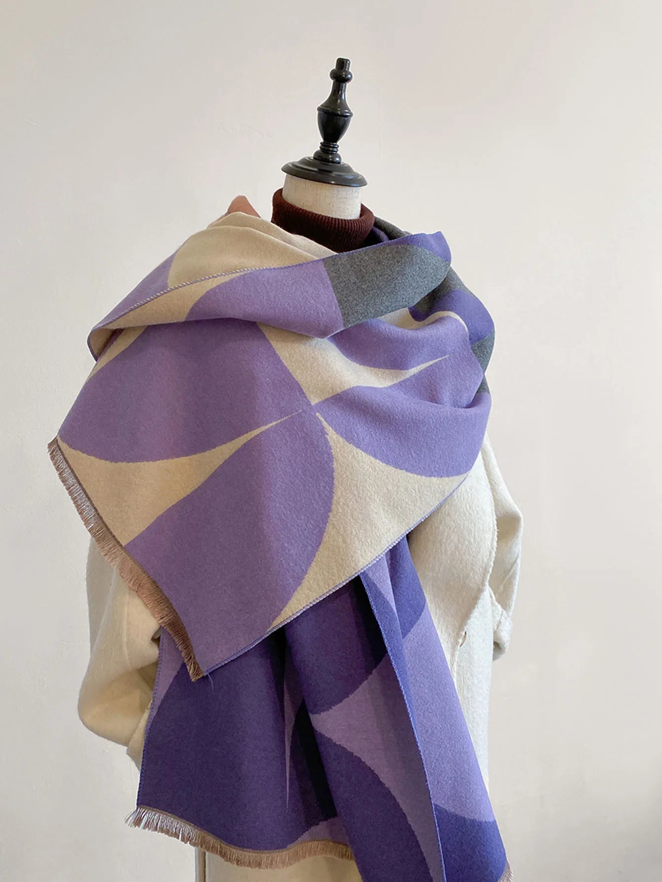 Dames Cashmere Sjaal | Luxe Omslagdoek Voor Herfst & Winter