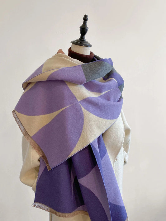 Dames Cashmere Sjaal | Luxe Omslagdoek Voor Herfst & Winter