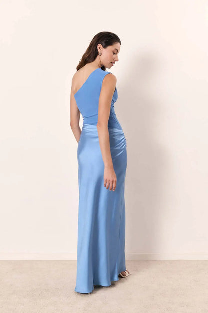 LIVIA | Dames One Shoulder Maxi Jurk – Elegant, Chic & Perfect Voor Feestelijke Gelegenheden