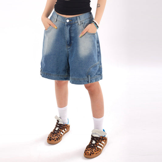 MAUD | Denim Shorts met Urban Oversized Look – Stoer, Comfortabel & Streetproof