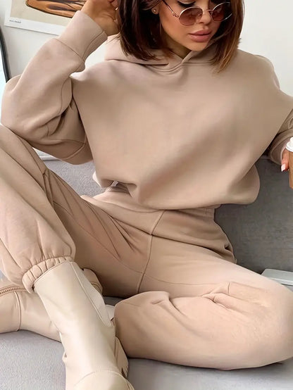 LANA | Dames Oversized Joggingset Met Hoodie – Ultiem Comfort Voor Thuis & Onderweg