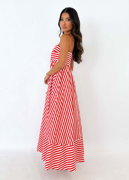 CHANTAL | Zomerse Maxi Jurk Voor Dames Met Grafische Print - Ibiza Style & Comfortabel